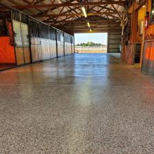 Littleton Horse Barn Transformed with Floor Shield Concrete Coating thumbnail